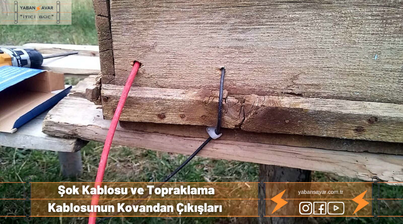 Elektirikli çit sistemi kovan1 Elektirikli çit sistemi kovan elektrikli çit teli nasıl kurulur