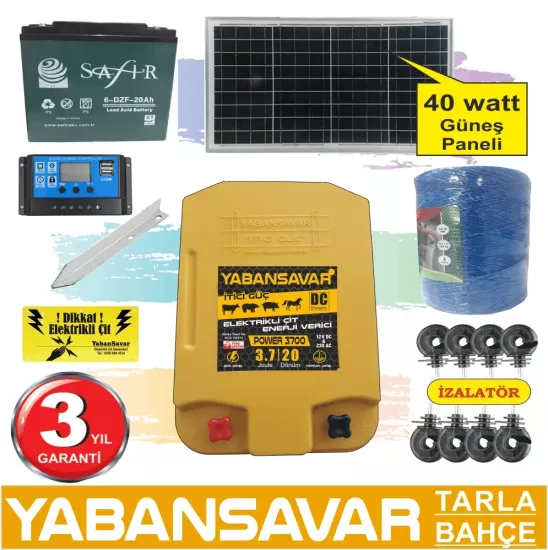 Elektrikli Çit YabanSavar Power 3700