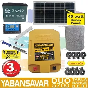 Elektrikli Çit YabanSavar DUO Power 5700