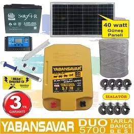 Elektrikli Çit YabanSavar Power 3700 Solar 50 Watt